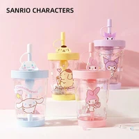 sanrio series my melody cinnamorollpom pom purin water cup large capacity on the go cup 535ml kawaii drinking cup