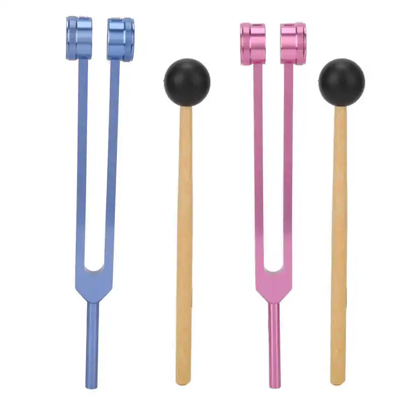 

128 Гц терапевтические вилки для настройки покраски из алюминиевого сплава набор вилок для настройки с шестигранным ключом маленький молото...