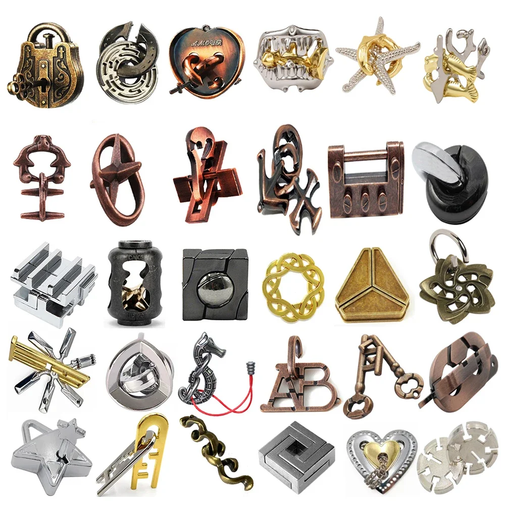 Классическая Металлическая Головоломка IQ Волшебная Перегородка