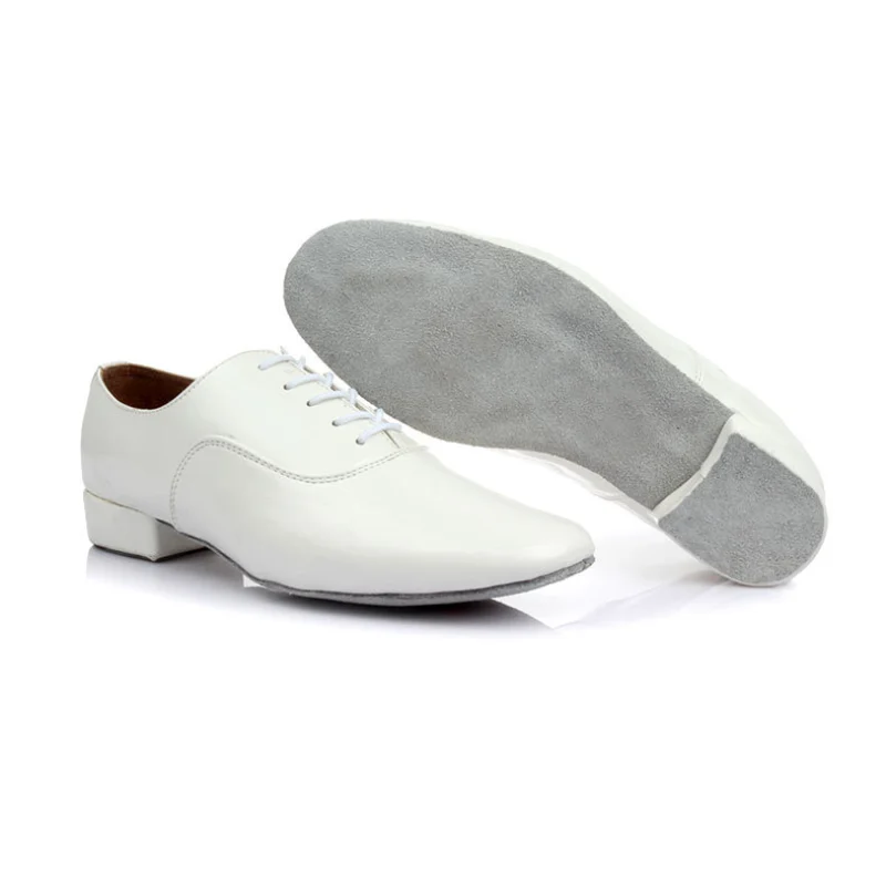 New Men's Latin Modern Dance Shoes Ballroom Tango Children Man Dance Shoe Black Color Soft Sole Sneakers Boy Child Teacher Shoe