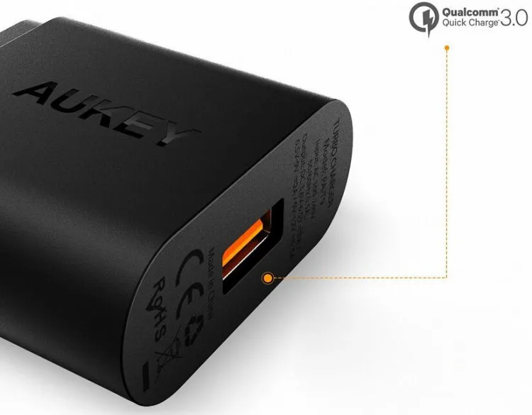 Battery Charger Aukey pa-t9 USB wall charger Quick Charge 3.0 color black (pa-t9) | Мобильные телефоны и аксессуары