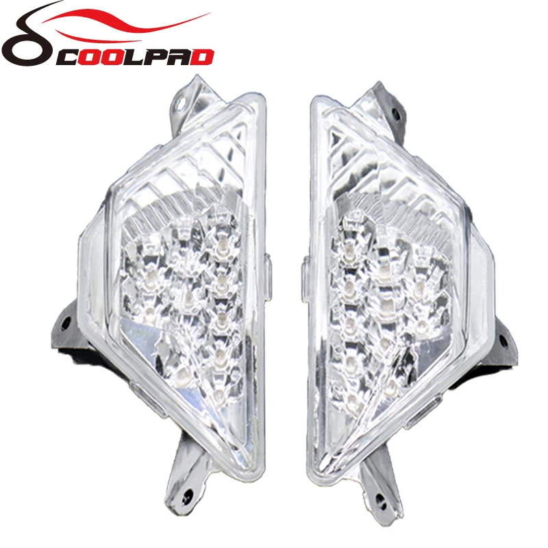 

Передний светодиодный индикатор поворота для KAWASAKI NINJA 250 300 400 650 ZX6R ZX-4R Z1000SX аксессуары для мотоциклов