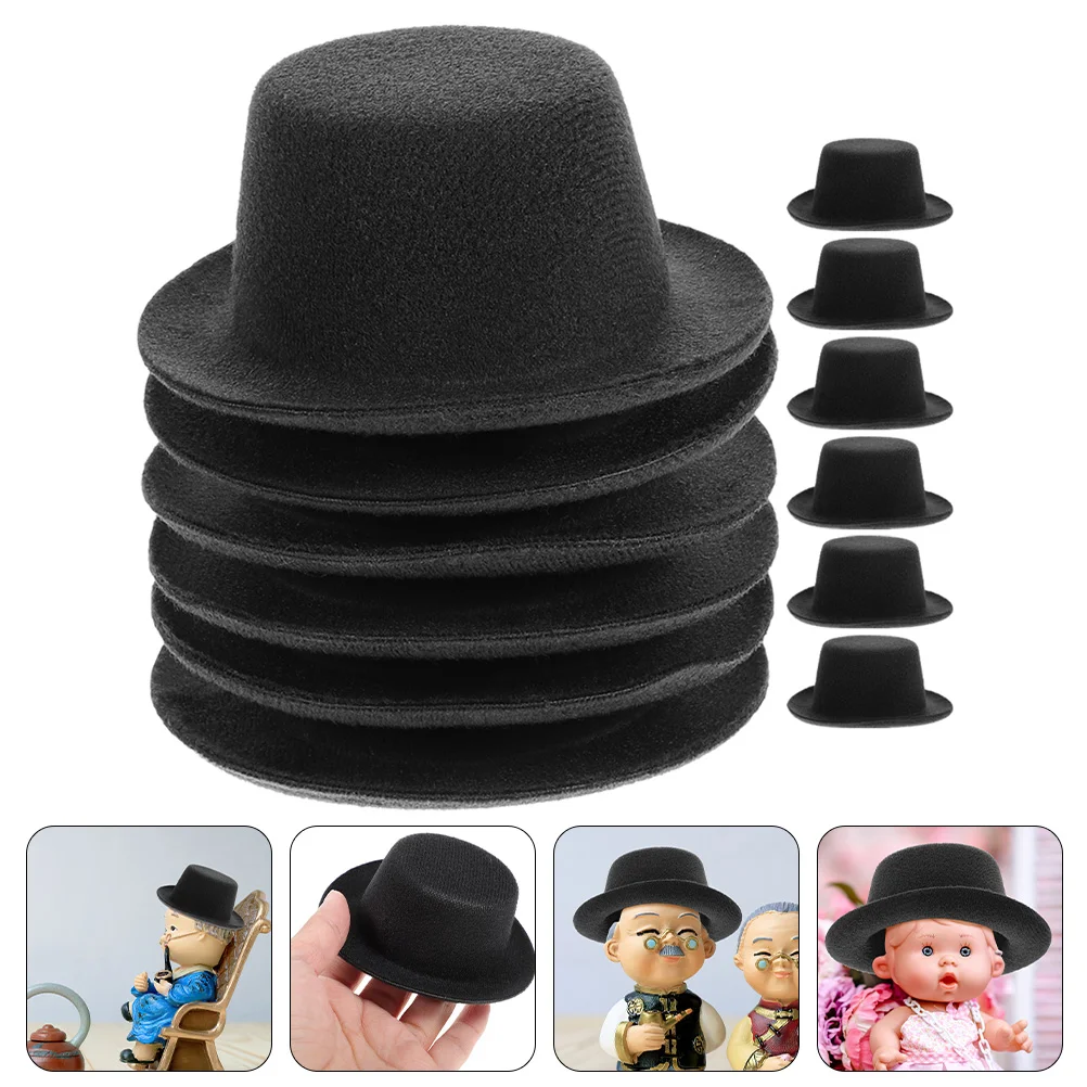 12 шт. ковбойские шляпы мини-ковбойские очаровательные миниатюрные сменные
