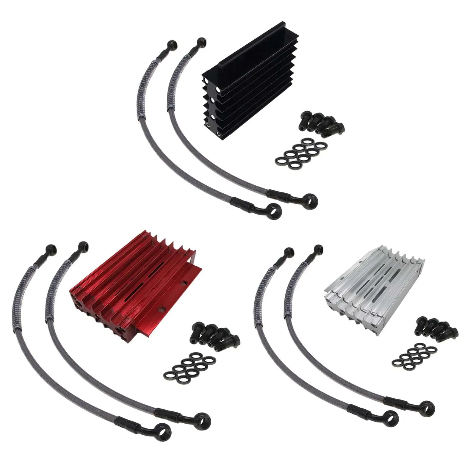 

Масляный радиатор для мотоцикла, Универсальный алюминиевый масляный радиатор для мотоцикла Monkey 125cc 140cc