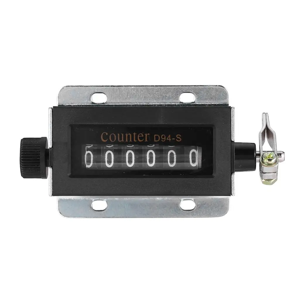 

D94-S 6 Digit Resettable Mechanical Pulling Counter Rolling Wheel Counter