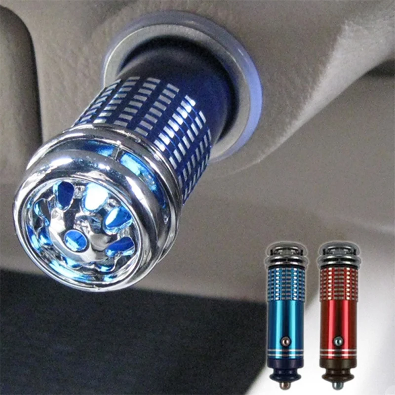 

Universal Car Mini Anion Generator Air Cleaner Purifier Filter Car Cigar Lighter Oxygen Bar Auto Interior Decoration Accessories