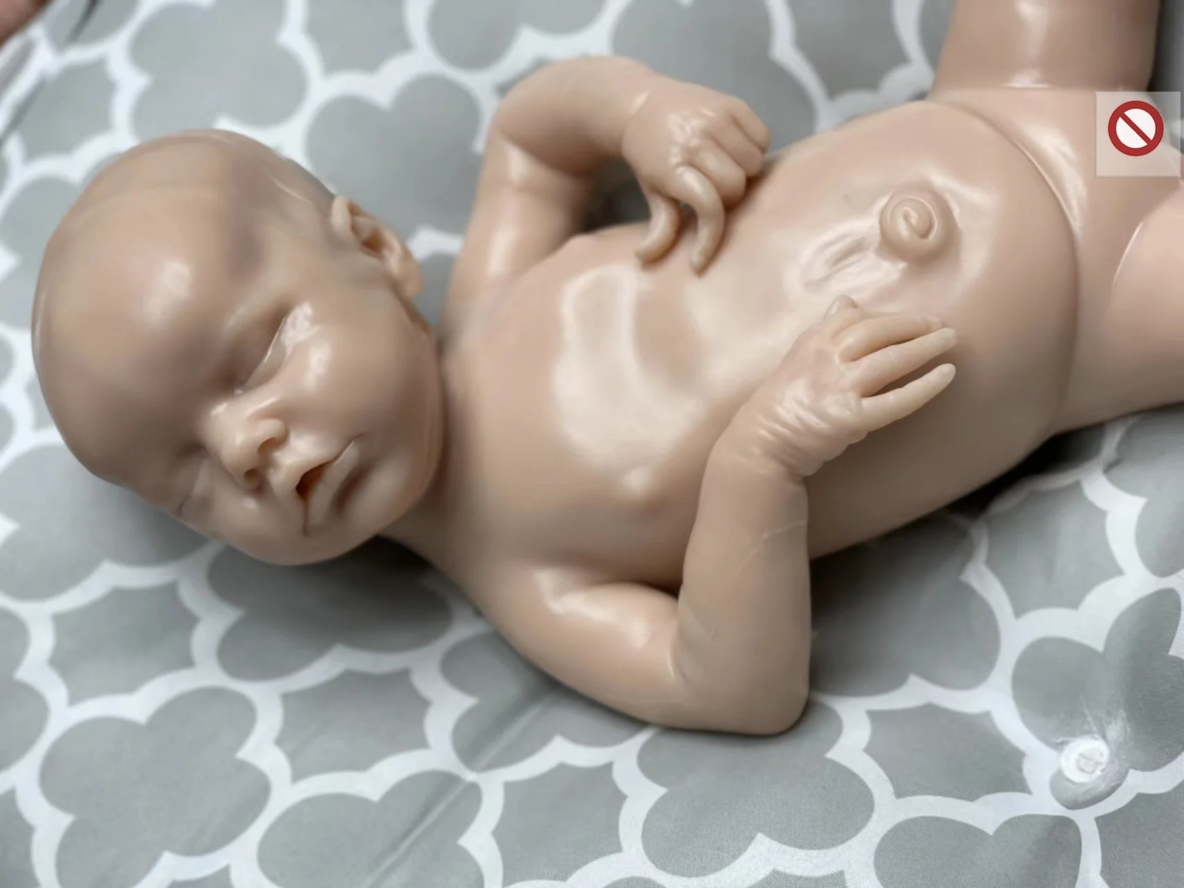 Pаспродажа Мягкая силиконовая кукла-младенец, 18 дюймов