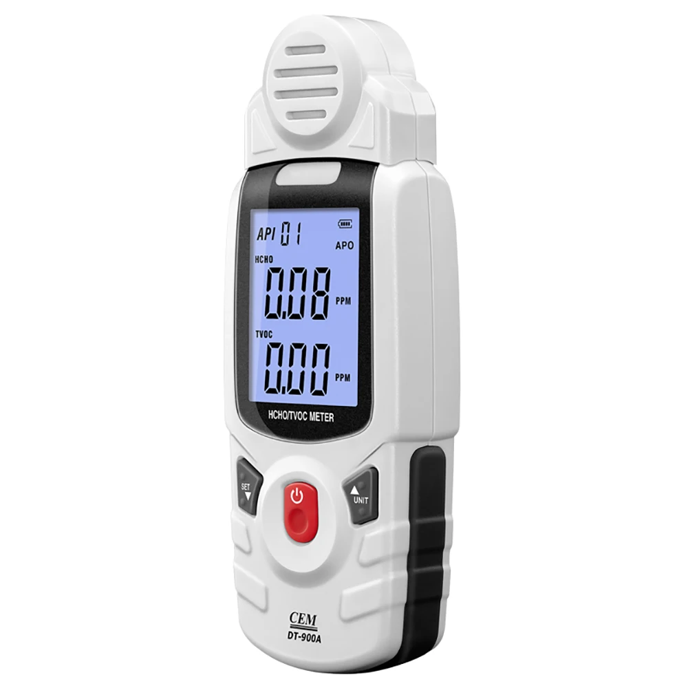 

CEM DT-900A Formaldehyde HCHO & TVOC Meter Real-time Display Air Pollution Detector Tester for home room furniture toy plublic