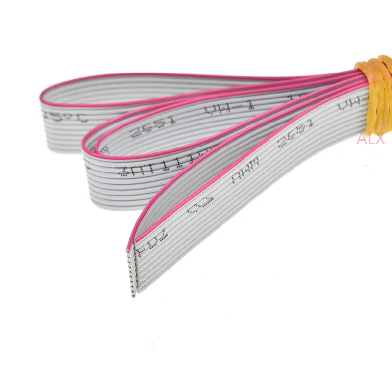 

1Meter 10P 1.27mm PITCH Grey Flat Ribbon Cable 10 Pin AWG 28 UL2651 300V WIRE for 0.10" IDC FC 2.54MM Connector Graphics Cards