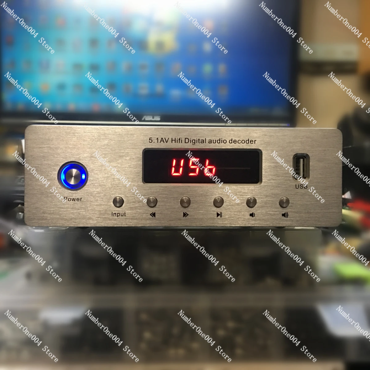 Фото Цифровой усилитель мощности 5.1 с декодированием DTS AC3 и Dolby, для воспроизведения без потерь, с поддержкой специальных оптоволоконных коаксиальных кабелей №4