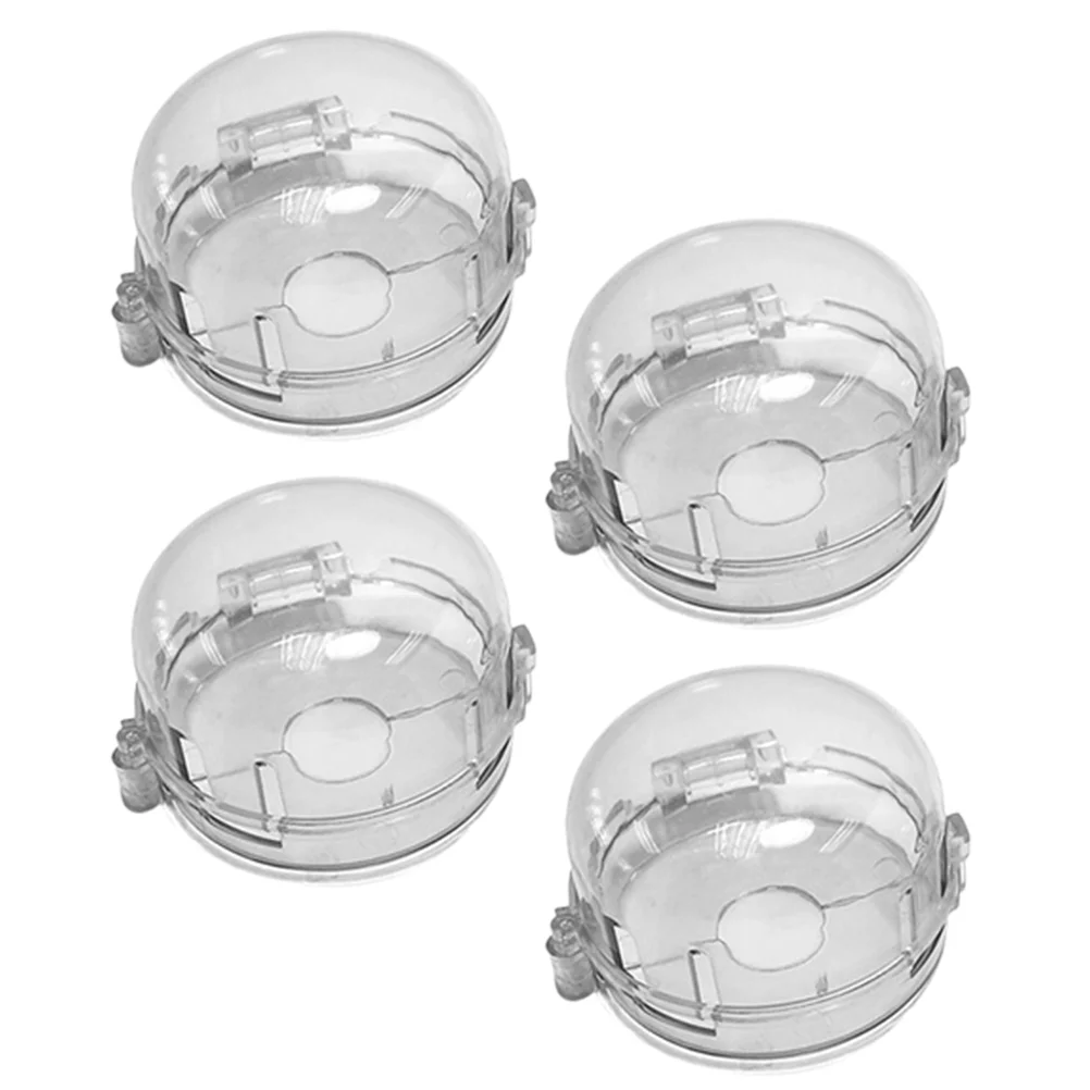 

4pcs Gas Cooker Knob Cover Plastic Stove Switch Cover Gas Knob Protective Cover