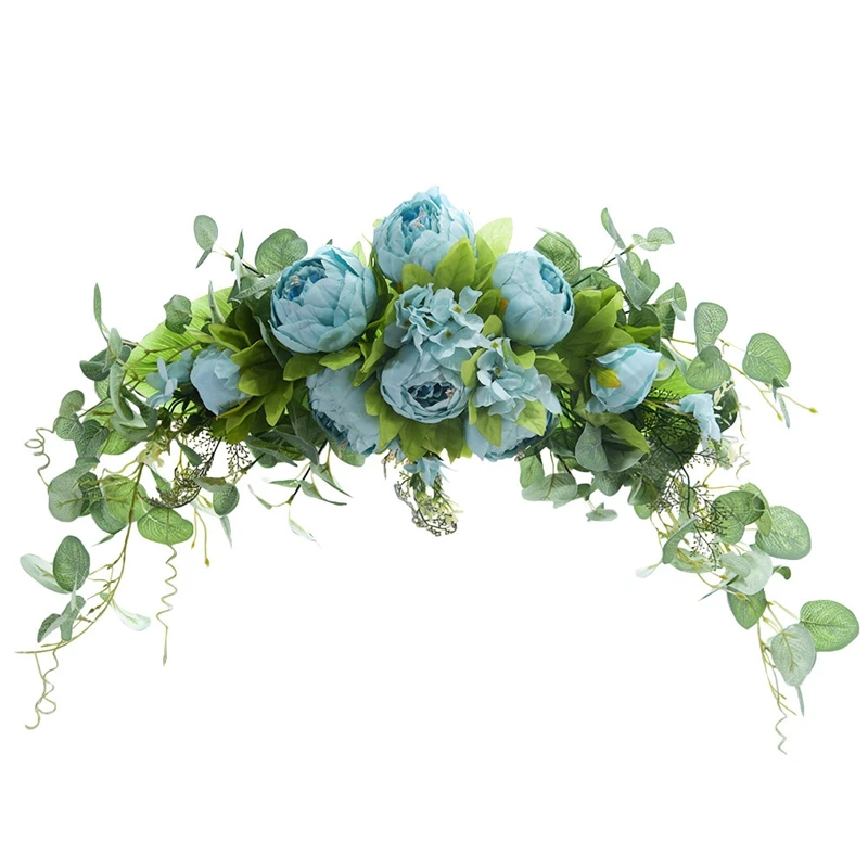 

Artificial Peony Wedding Wreath Arch Arrangement Lintel Hanging Wreath Wall Decoration Home Decoration Party Supplies