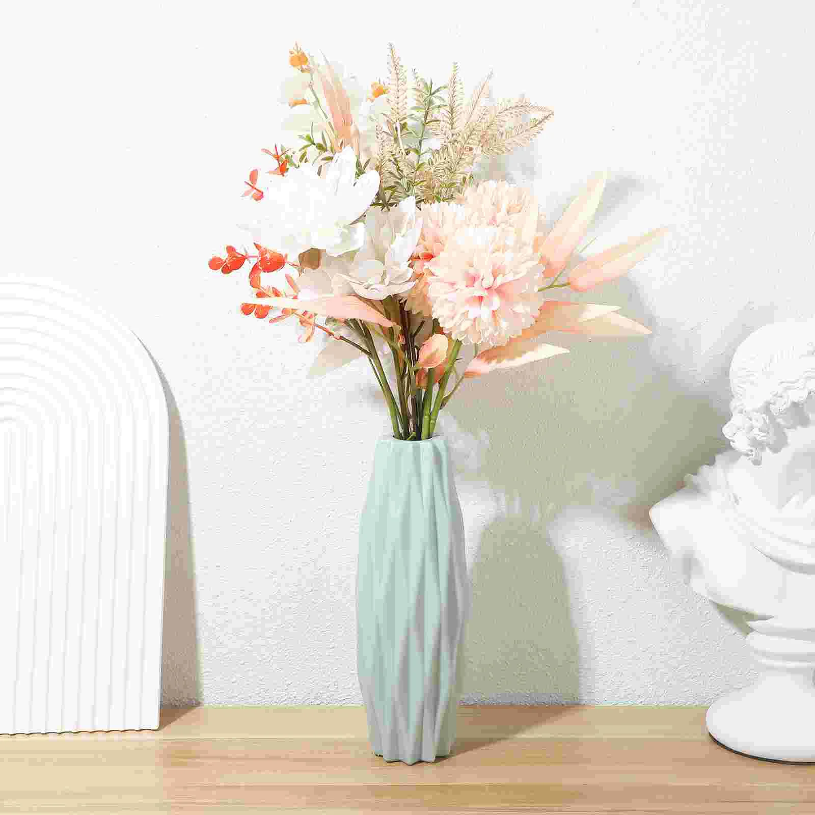 Розы Искусственные цветы Настольная ваза Украшение Craetive Современный