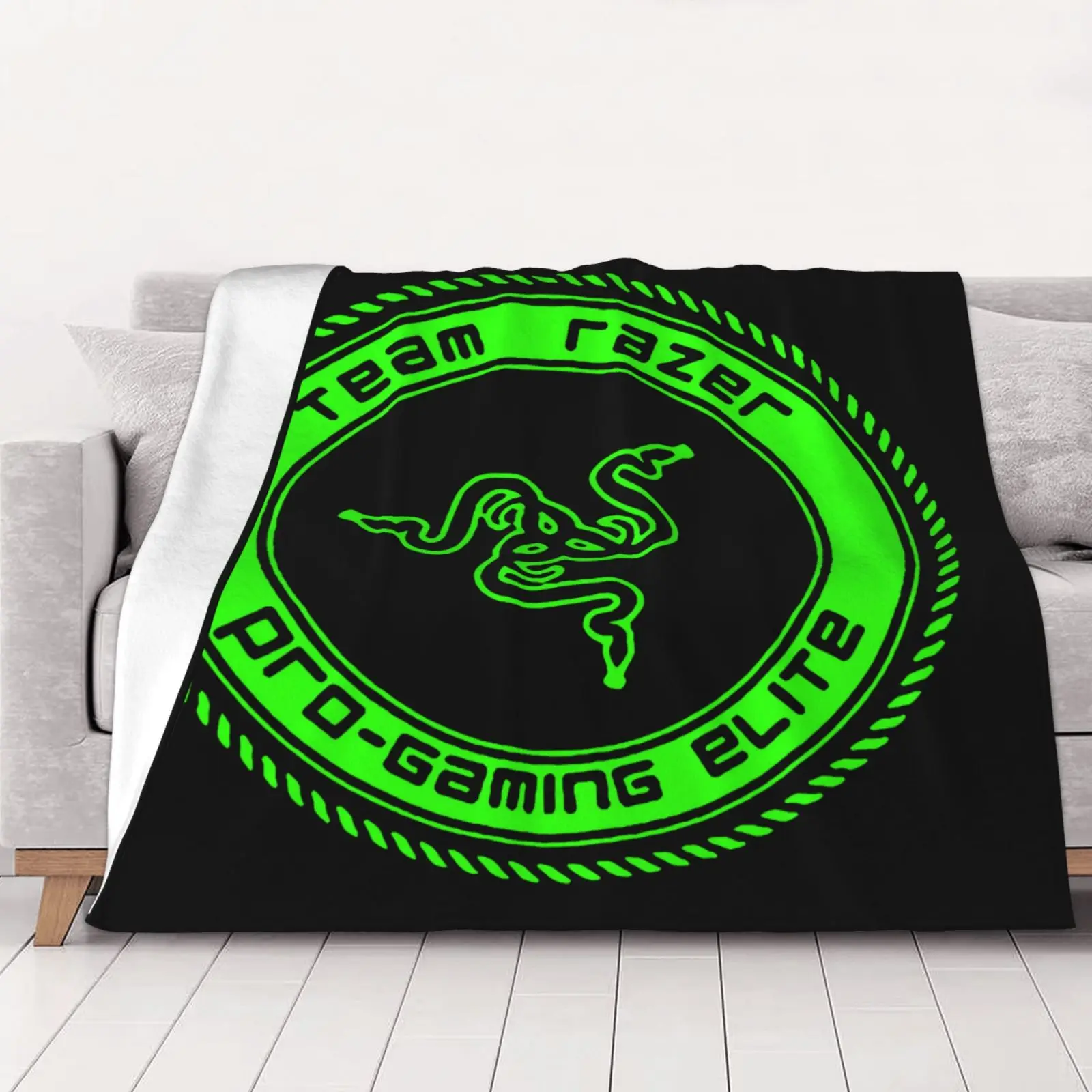 

593-Razer Game Team Razer For Bed Bed Covers Living Room Bedspreads Bed Blanket