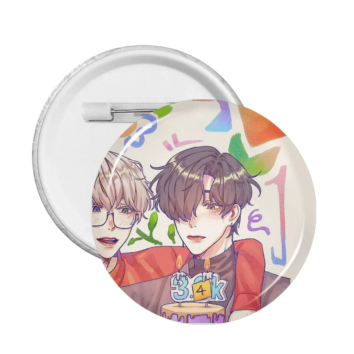 

Корейский значок звезда аниме 3,4 k + значок на заказ брошь Милая брошь значок друзья