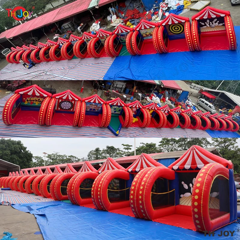 Надувные карнавальные игры 14 в 1 новейшие 2024 Футбольная модель разборная связка