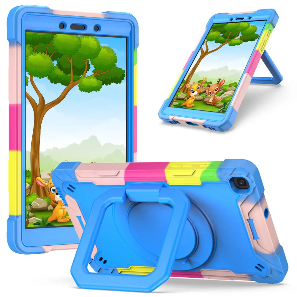 

Армированный чехол для Samsung Galaxy Tab A7 SM-T500 T500 T505 T507 10,4 2020 Tablet TPU + PC Kids Stand Shell Hard Tablet Cover