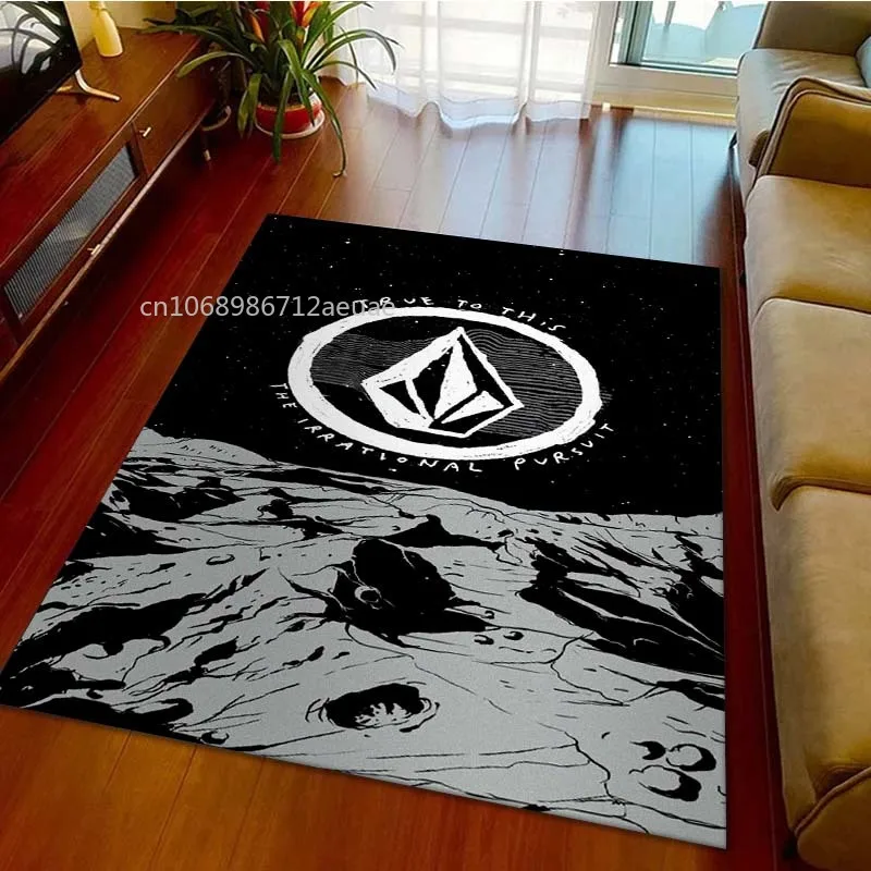 V-VOLCOM ковер с принтом логотипа удобный мягкий для спальни Придверный коврик декор