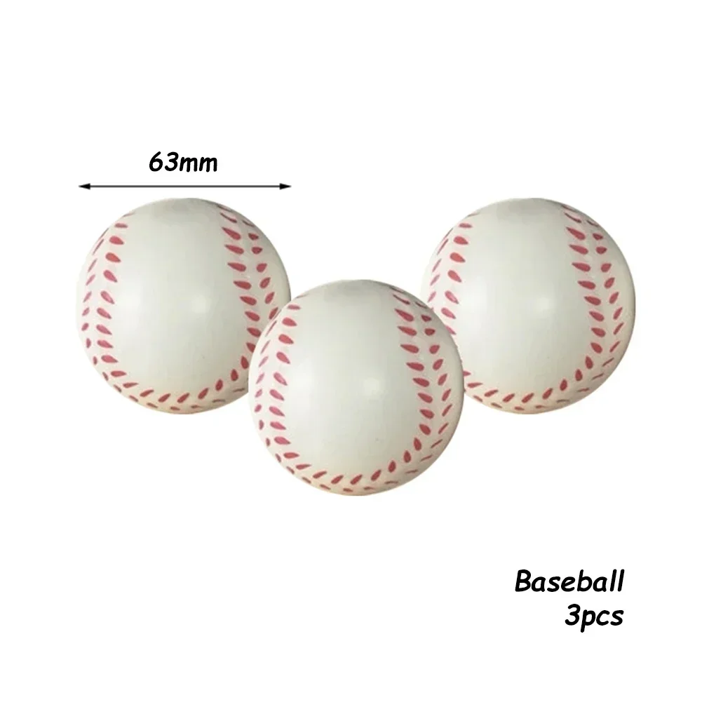 3 шт. 63 мм детские мягкие футбольные баскетбольные бейсбольные теннисные игрушки