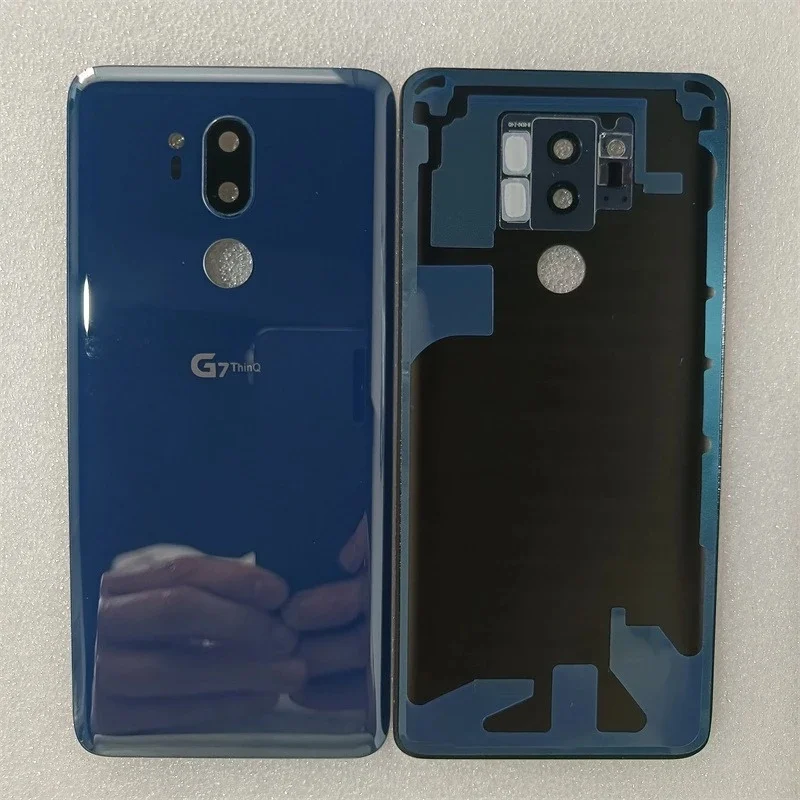Фото Стеклянная задняя крышка корпуса с линзой камеры для LG G7 G7+ ThinQ G710 G710EM G710PM №5