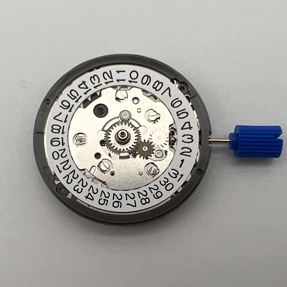 Japan Seiko NH34A Mechanical Movement 4 Pointer GMT Date 3/3.8 Crown High Precision Automatic Movement