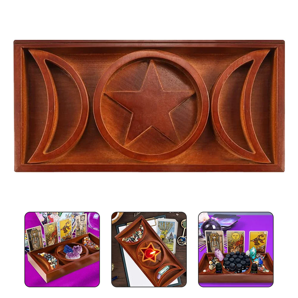 

Delicate Crystal Holder Wear-resistant Crystal Organizer Decorative Tarot Holder