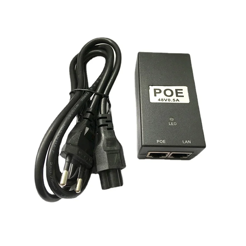

ESCAM CCTV Security 48V0.5A 15.4W POE adapter POE Injector Ethernet power for POE IP Camera Phone PoE Power Supply