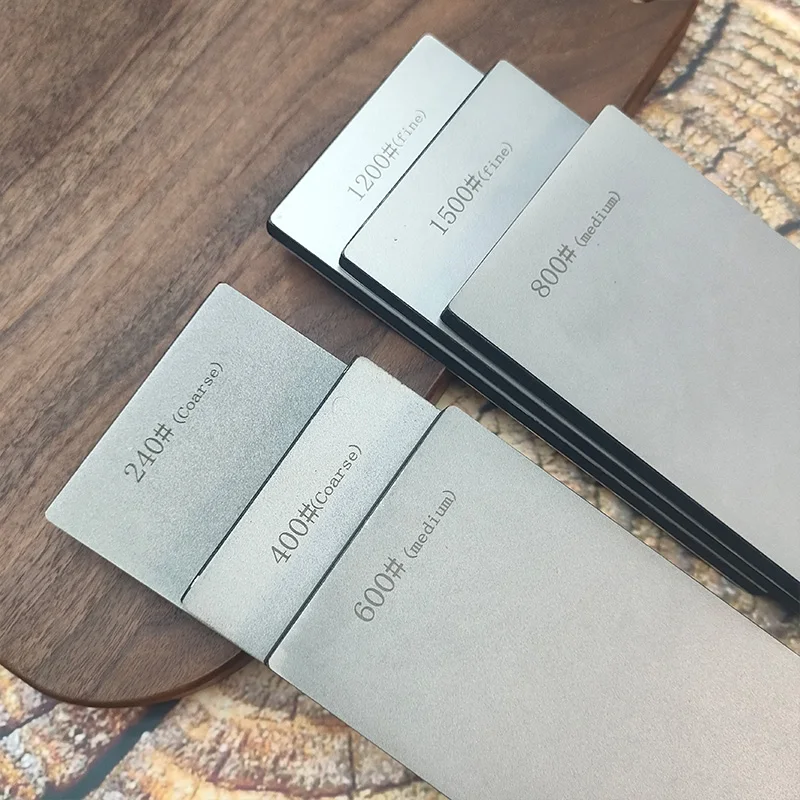 

New Thickened Non-slip Base Diamond Stone Kitchen Knife Sharpening System Tool Sharpener Whetstone Duable-side Grinding