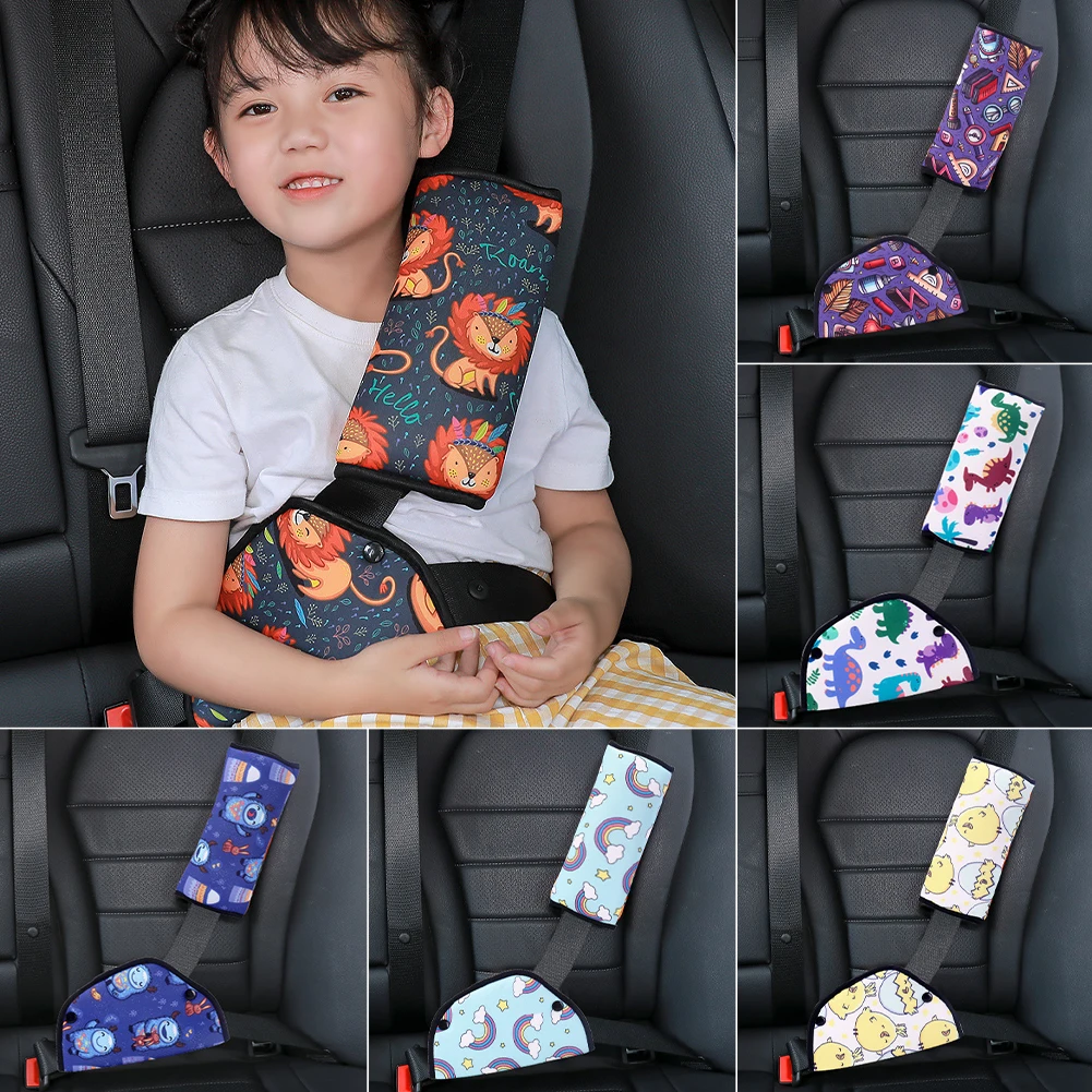 

Universal Car Safe Seat Belt Cover Soft Infant Baby Child Seat Head Support Seat Belt Shoulder Cover Playpens Sleep Positioner
