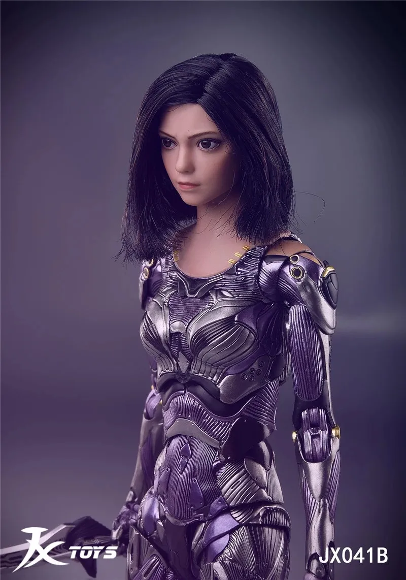 Модель JXTOYS JX041 в масштабе 1:6 боевой ангел воин Алита голова лепка милая девушка