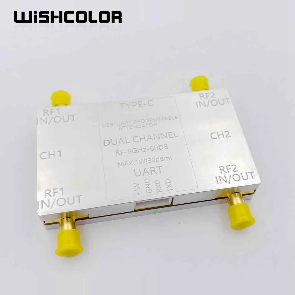 Wishcolor RF-8GHz-60DB Двухканальный программируемый аттенюатор RF-аттенюатор (основной