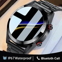 2022 new 454454 screen smart watch always display the time bluetooth call local music smartwatch for mens android tws earphones