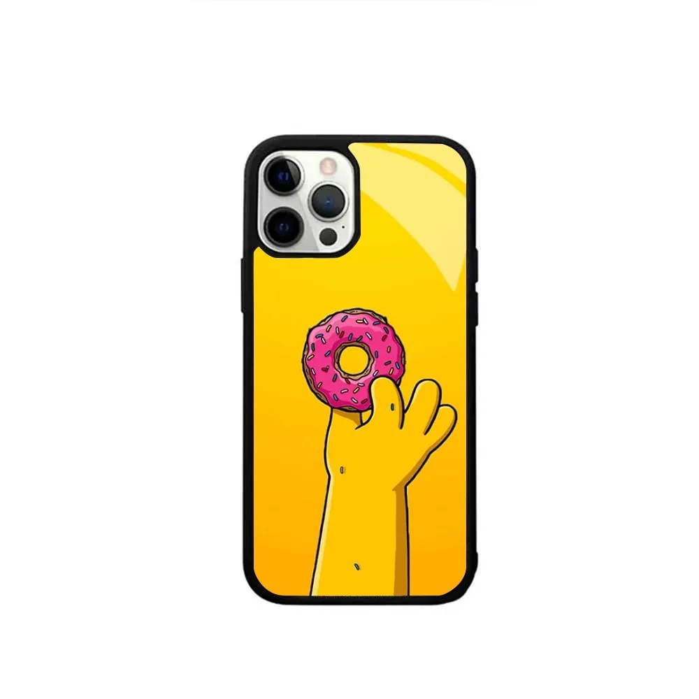 Забавный чехол для телефона с изображением Гомера S-SimpsonS магнитный IPhone 15 14 13 Pro Max 11