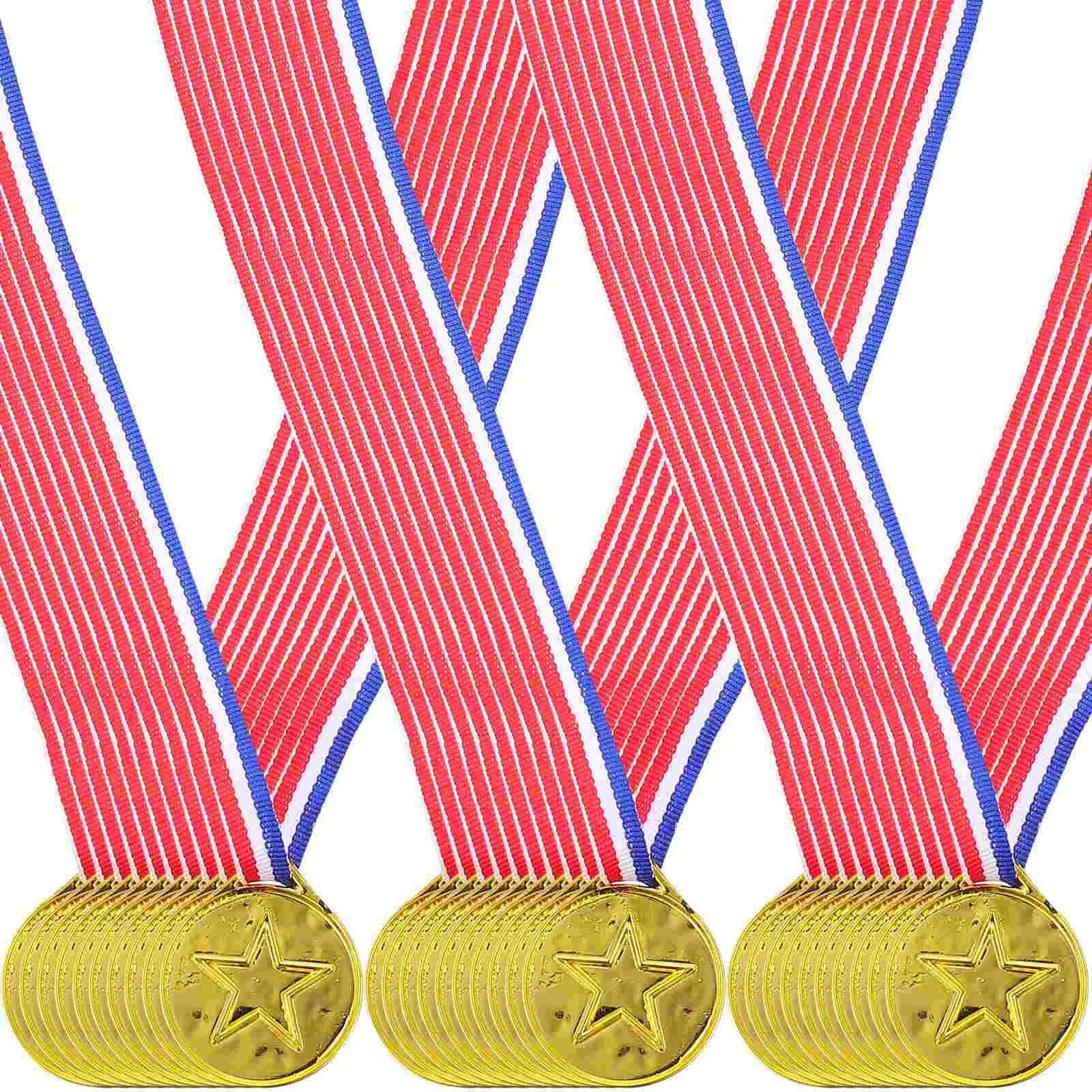 30 Pcs Soccer Medal Sports Award Medals Running Medals Sports Soccer Games Custom Medals Plastic Gold Medals