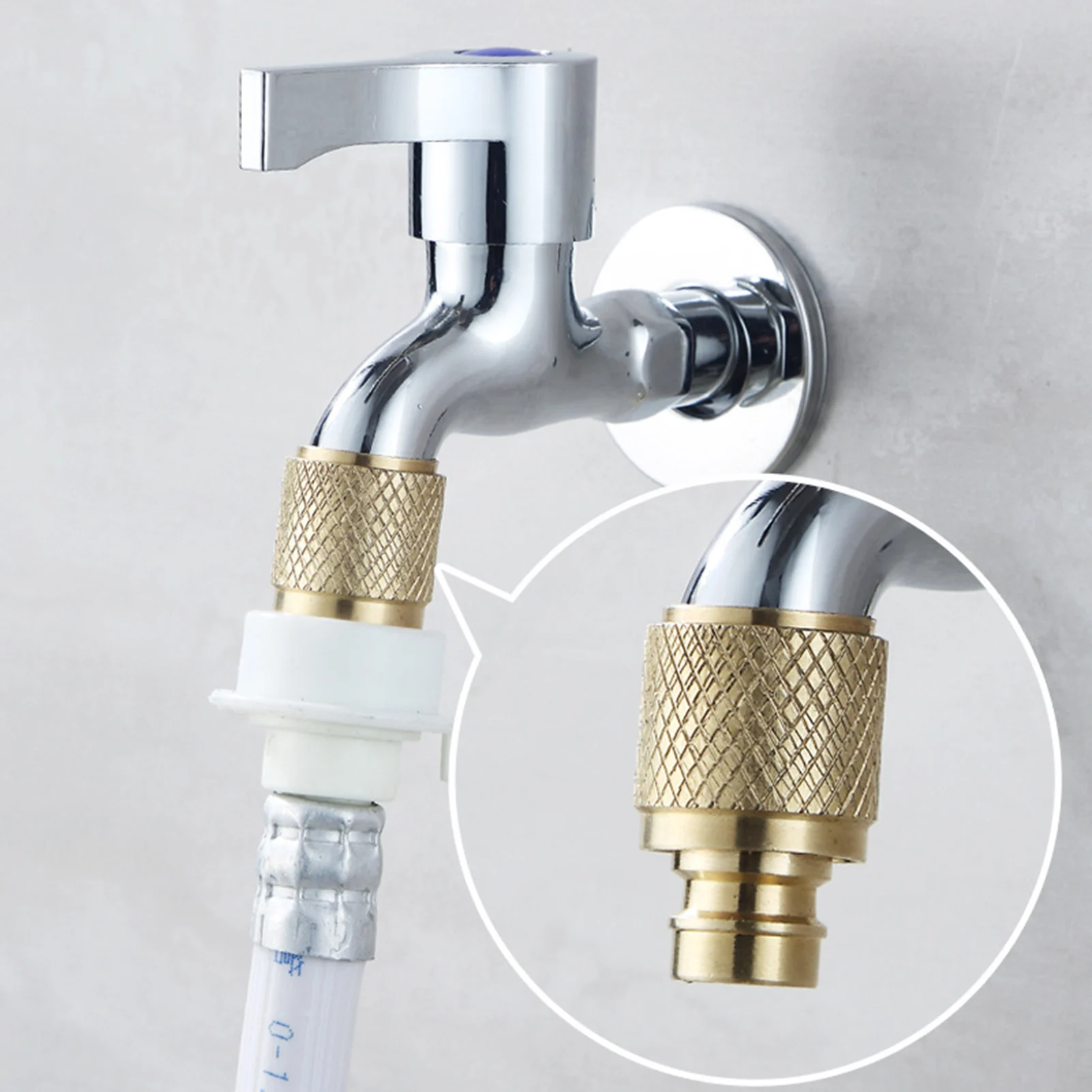 

Brass Hose Nozzle Heavy Duty Waterproof Sealing Adjustable Water Sprayer From Spray To Jet High-pressure Metal Spray Nozzles 2