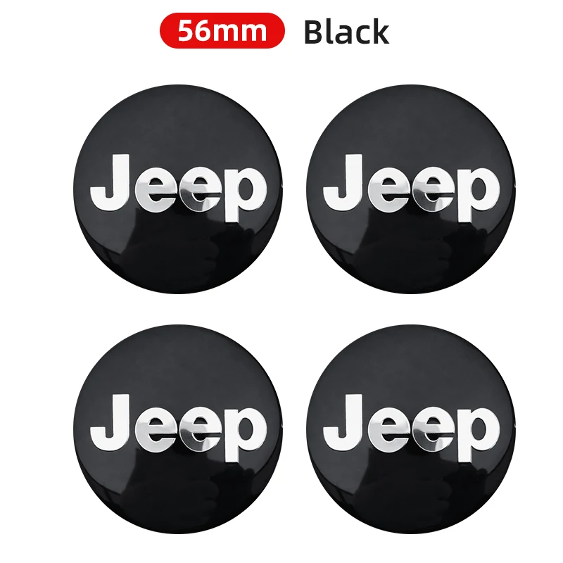 

4 шт. 56 мм 60 мм 65 мм наклейки-колпачки на центральные заглушки колесных дисков для JEEP Grand Cherokee Commander Renegade Compass Wrangler JK