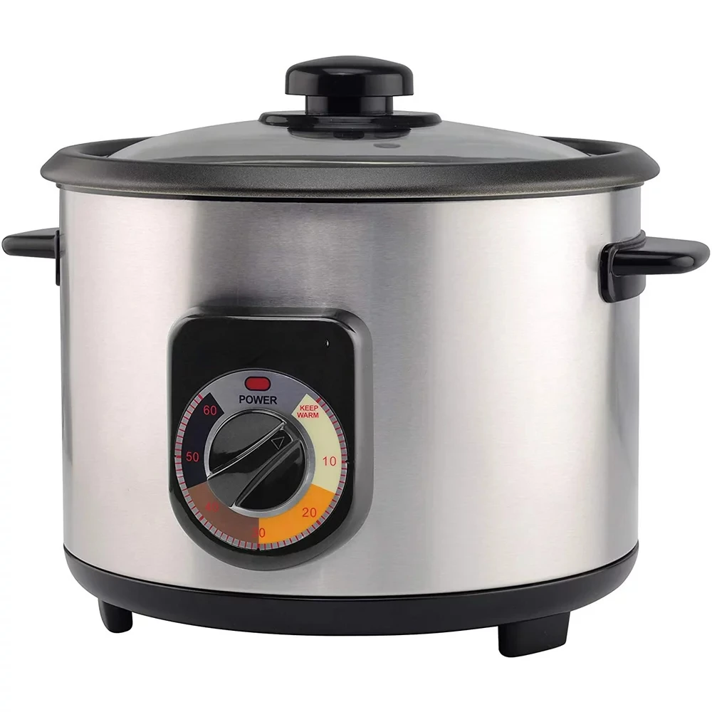 

Uncooked/20-Cup Cooked 700-Watt Stainless Steel Crunchy Persian Rice Cooker with