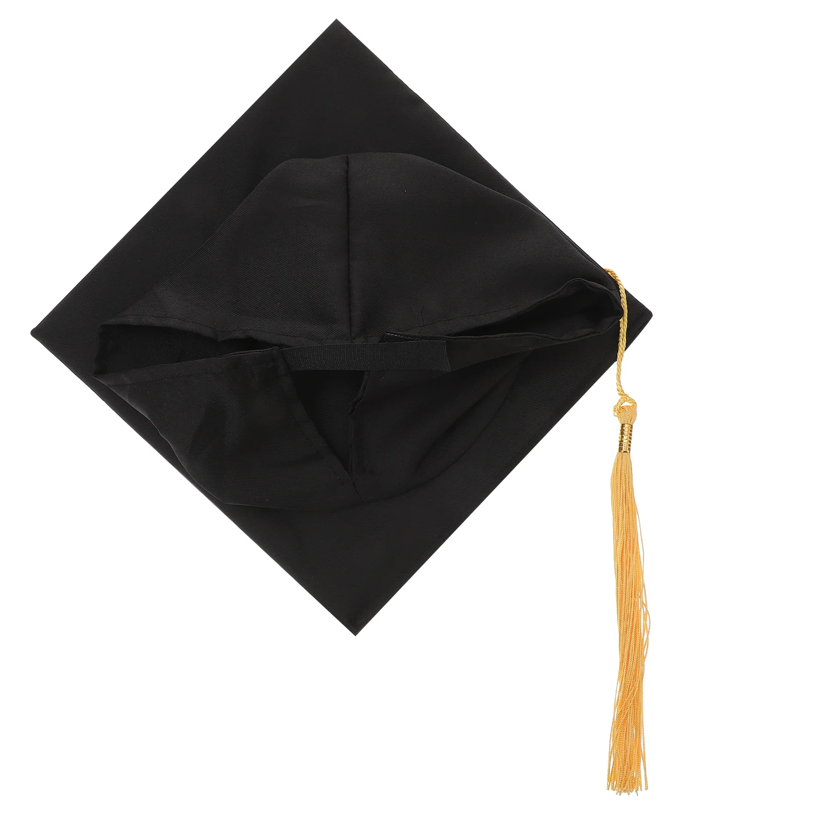 

Graduation Cap Hat Adult Gown Caps Black Mortar Board Academic Grad College Bachelor Gifts Fringed Adjustable Decorations Tassel