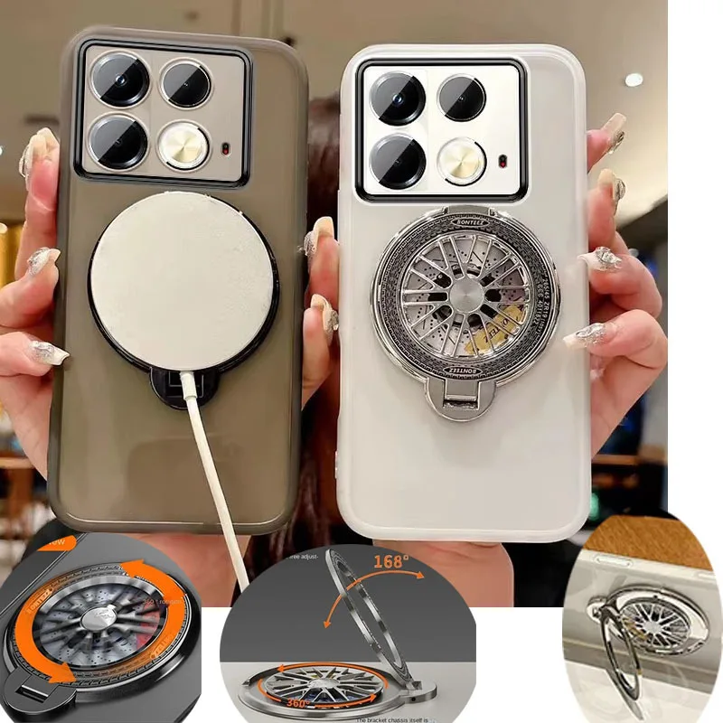 Магнитный беспроводной чехол Magsafe для Infinix Note 40 Pro 40x Smart 9 A80 POP Hot 50i 50 Zero 4G 5G