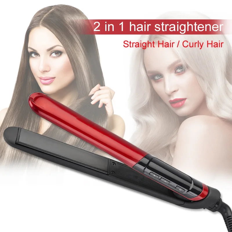 Rapid Heating of Ceramic Coating Hair Straighteners Straightener Styling Appliances Care Beauty Health