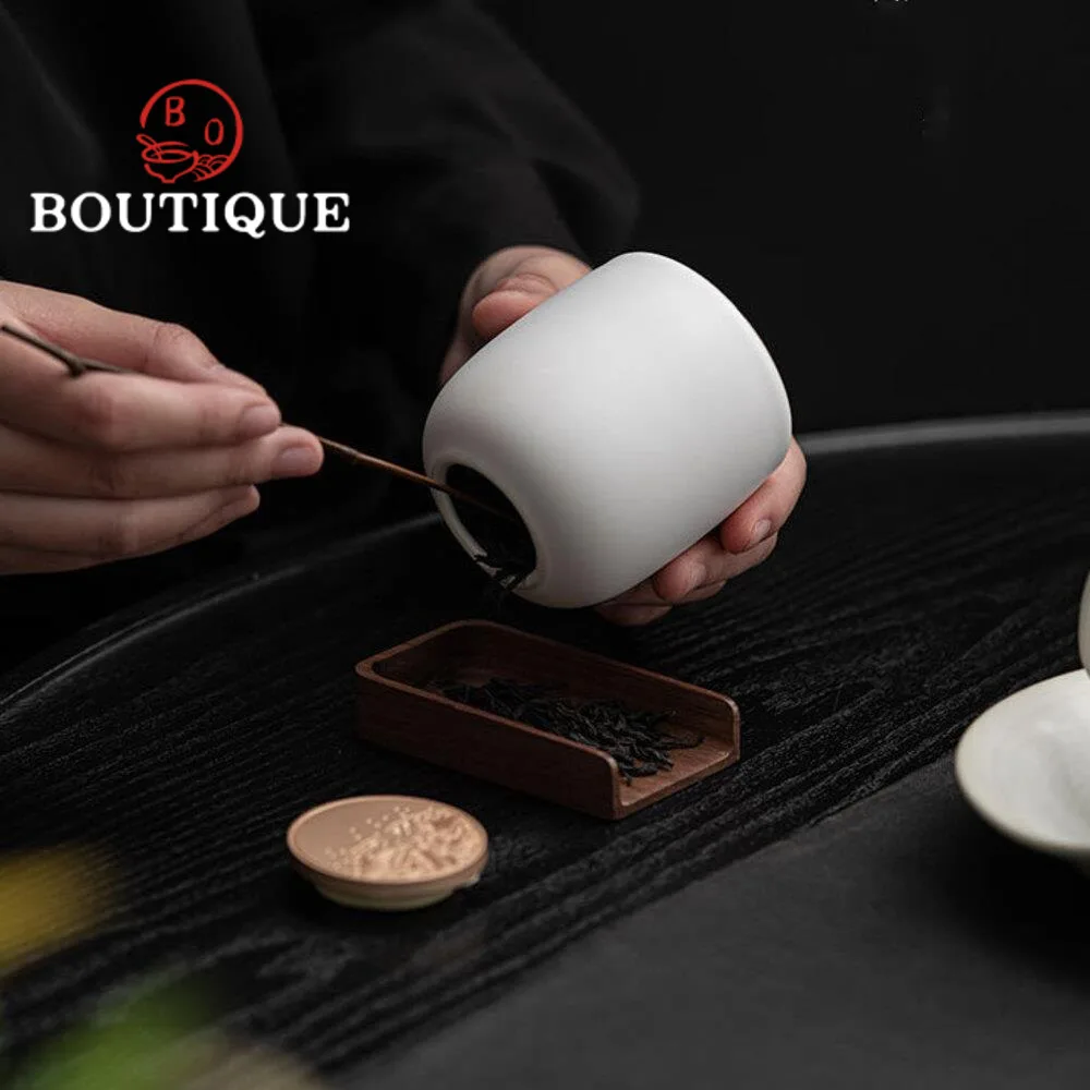 Дорожный портативный бытовой Керамический Мини-контейнер для хранения с крышкой