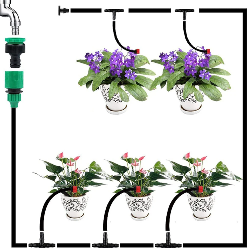 Автоматический Комплект Капельного Орошения 10 М/20 М Для Сада Бонсай Ухода За