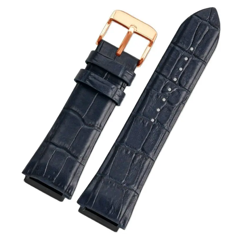 22 мм синий ремешок из натуральной кожи для GUESS W0040G3 W0247G3 W0040G7 серии часов воловьей