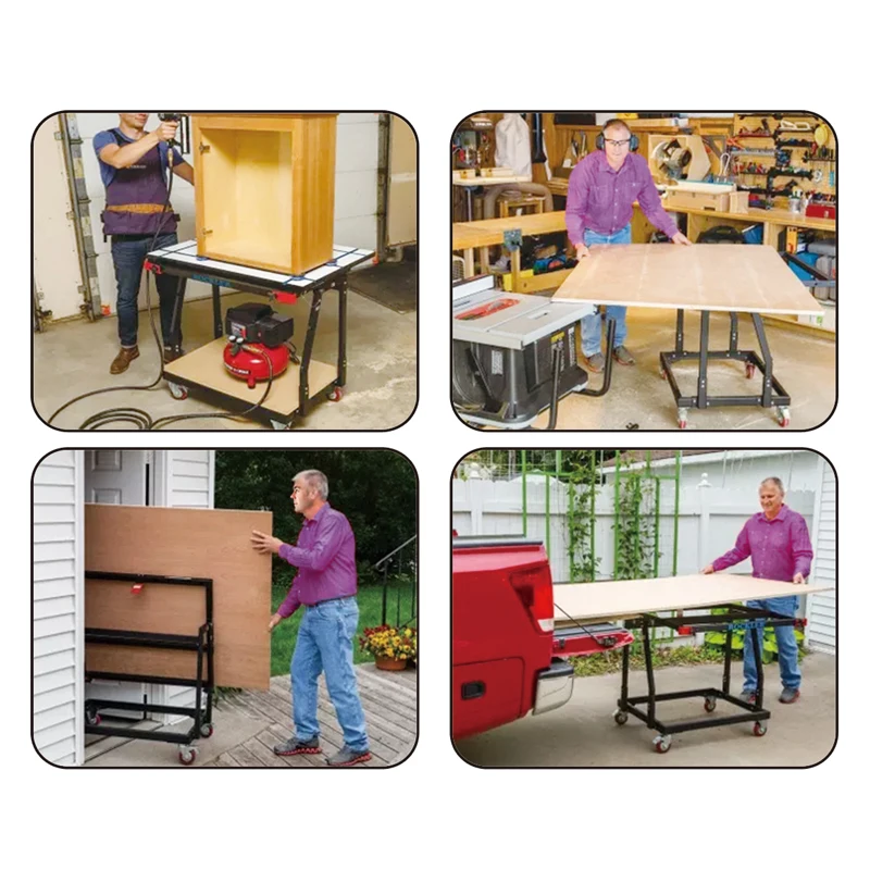 Портативный складной стенд Dryeall для торцовочной пилы рабочий дерева