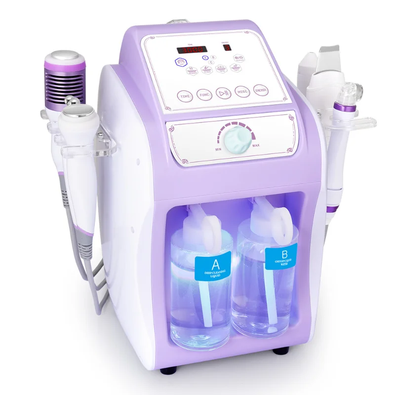 

6 In 1 Deep Cleaning Skin Rejuvenation Moisturizing Instrument Hydrogen Oxygen Small Bubble Beauty Machine