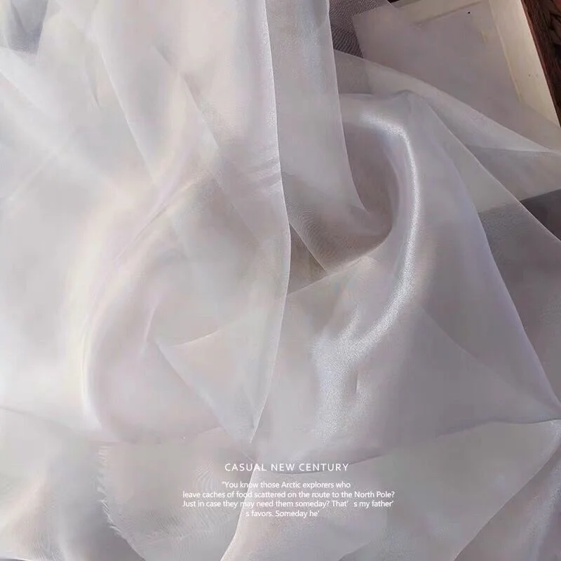 Плотная перламутровая водная светящаяся пряжа фоновой декорации для позирования, дизайн творческого платья для латиноамериканского танца с органзовой отделкой юбки Hem Div.