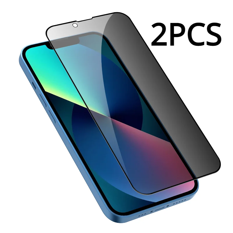 

2PCS 2.5D Anti-Spy Privacy Screen Protector For Iphone 11 Pro Max 13 14 12 15 Plus Tempered Glass For IPhone X XR XS Max 7 8Plus