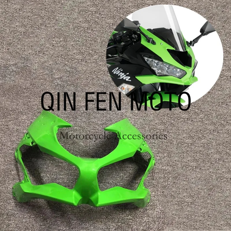 

Подходит для Kawasaki ZX-6R 636 ZX6R ZX 6R 2019 2020 2021 2022 Передняя обтекатель мотоцикла Верхняя накладка передней фары