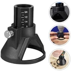 Держатель для дрели с фиксированной основой, многофункциональный вращающийся гудок Dremel для резки и полировки, аксессуары для электроинструмента, локатор