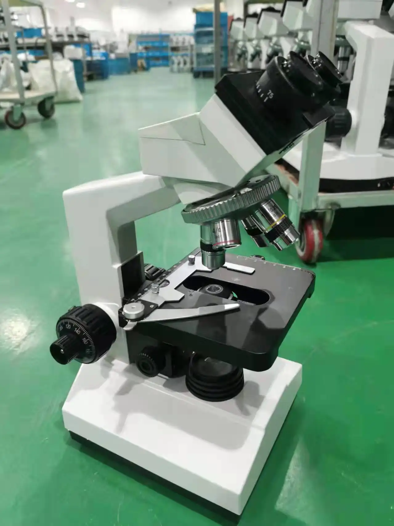 Бинокулярный микроскоп 40x-1000x стерео для лаборатории и школы цена производителя
